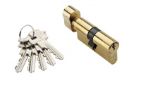 Цилиндр CYL 5-60 KNOB GOLD ADDENBAU   