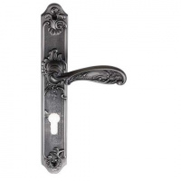 Ручка фалевая FLOR BL. SILVER (CL) GENESIS   