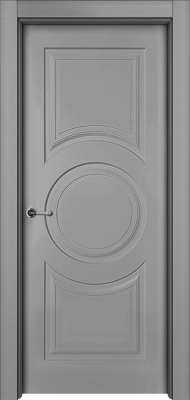 Межкомнатная дверь Метро ПГ Эмаль серая Эко Doors   Эмаль
