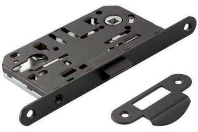 Защёлка под цилиндр KEY 418 BLACK  ADDENBAU   